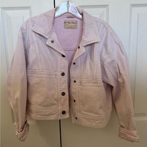 We The Free Light Pink Jean Jacket